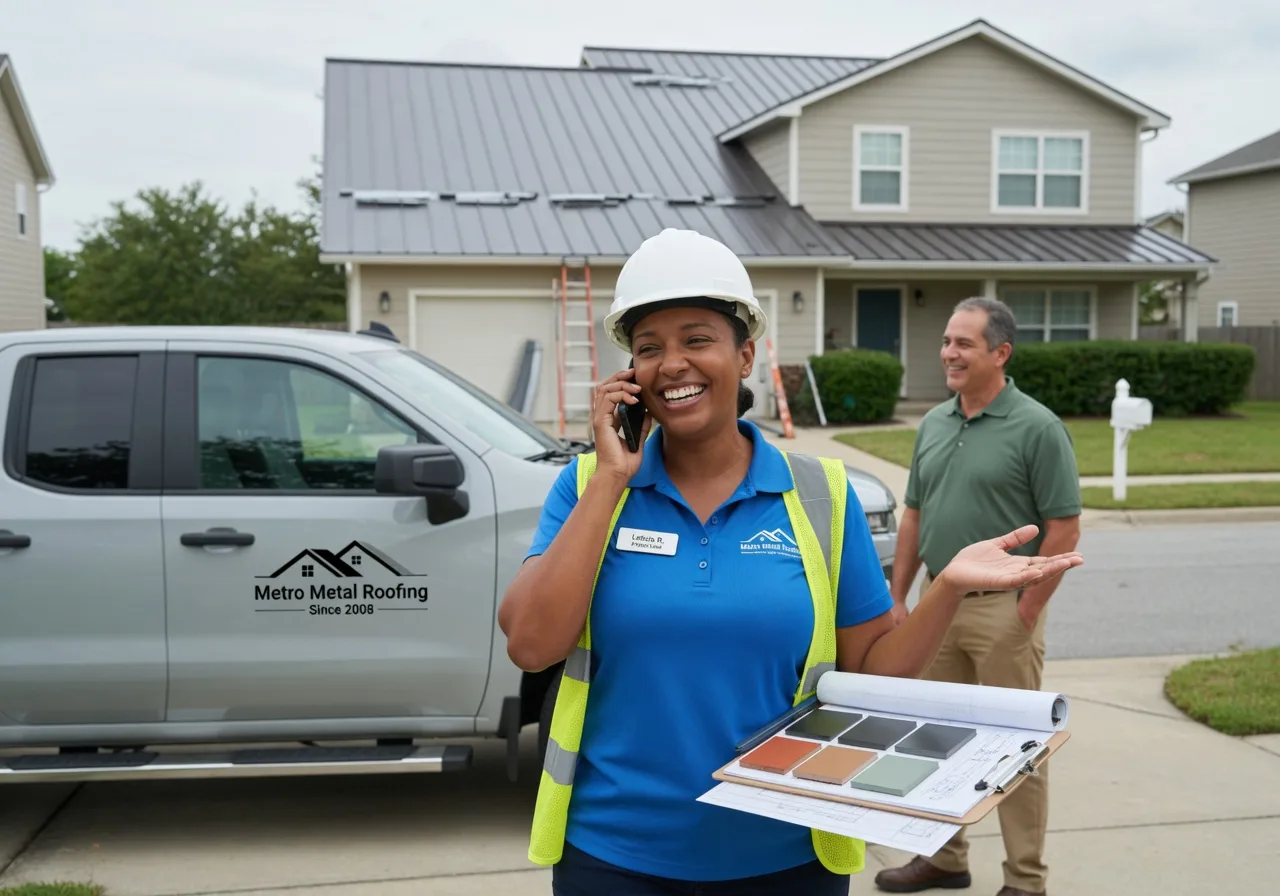 Storm Damage Metal Roof Repair in Rentz, GA